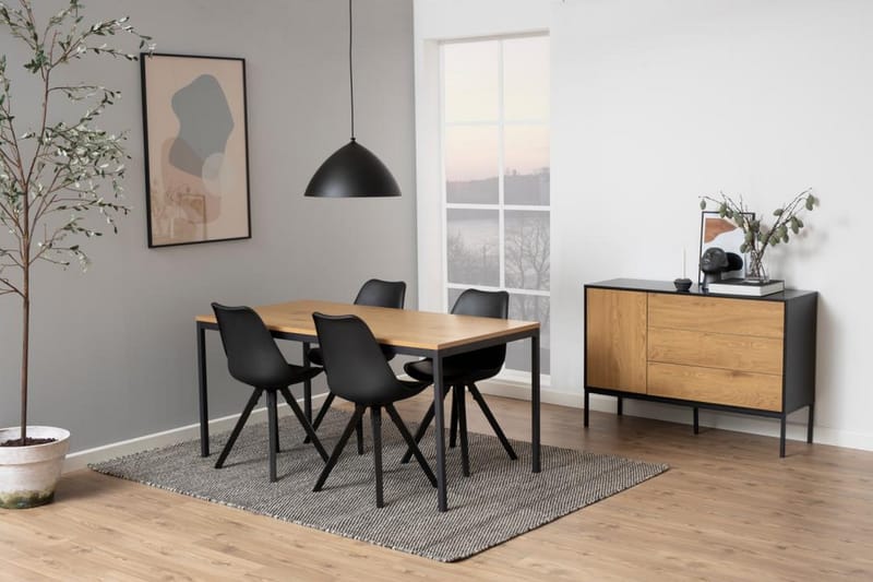 Hartsoe Matbord 80 cm Rektangulär - Natur - Möbler - Matplats - Matbord & köksbord