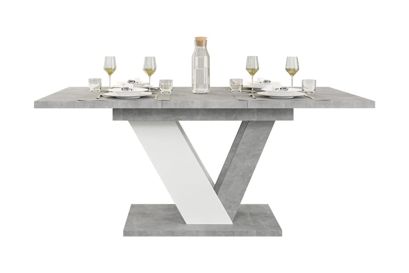 Harumi Matbord 120 cm Rektangulär - Grå/Vit - Möbler - Matplats - Matbord & köksbord