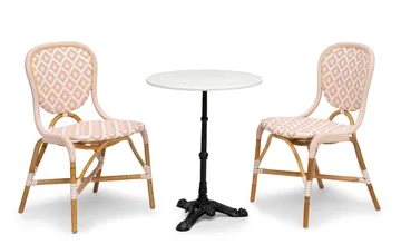 Hillerstorp Holmenäs Cafestol 2-pack - Rosa - Möbler - Matplats - Matstol & köksstol