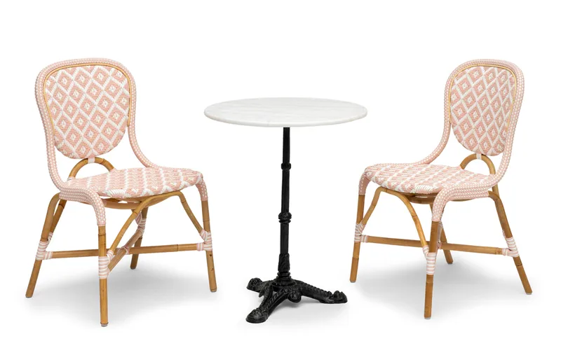 Hillerstorp Holmenäs Cafestol 2-pack - Rosa - Möbler - Matplats - Matstol & köksstol