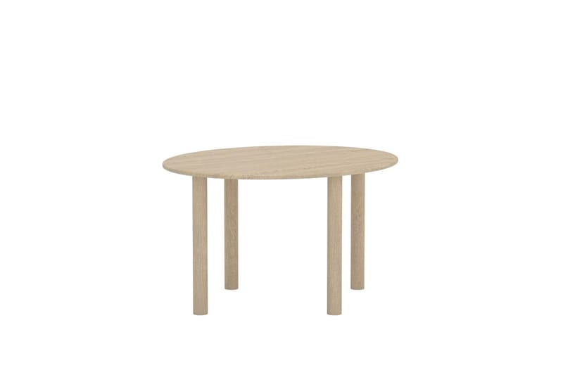 Hilo Ovalt Matbord 130 cm i Trä med Ekutseende - Beige - Möbler - Matplats - Matbord & köksbord