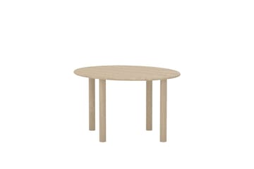 Hilo Ovalt Matbord 130 cm i Trä med Ekutseende - Beige - Möbler - Matplats - Matbord & köksbord