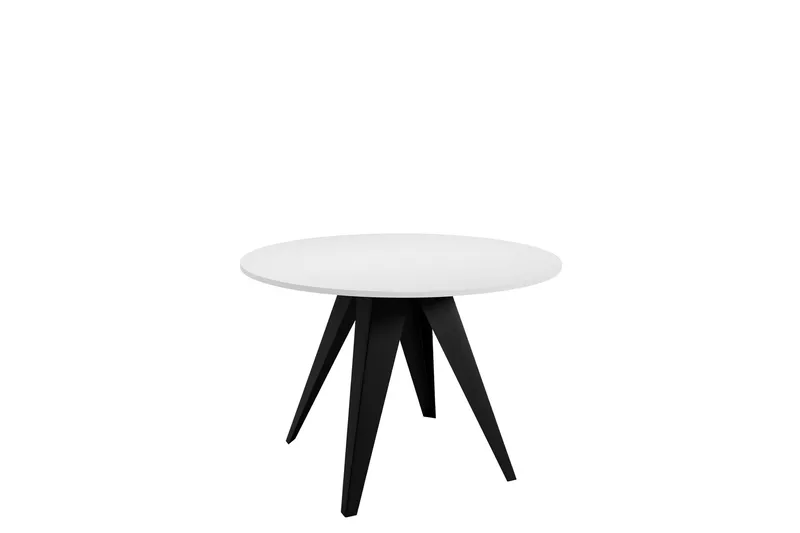 Hoban Matbord 128 cm, Svart/Vit