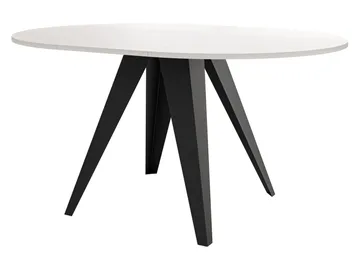 Hoban Matbord rund förlängningsbart 100-138 cm - Beige, brun - Möbler - Matplats - Matbord & köksbord