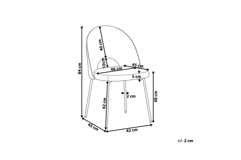 Hobucken Stol 2-pack - Grå - Möbler - Matplats - Matstol & köksstol