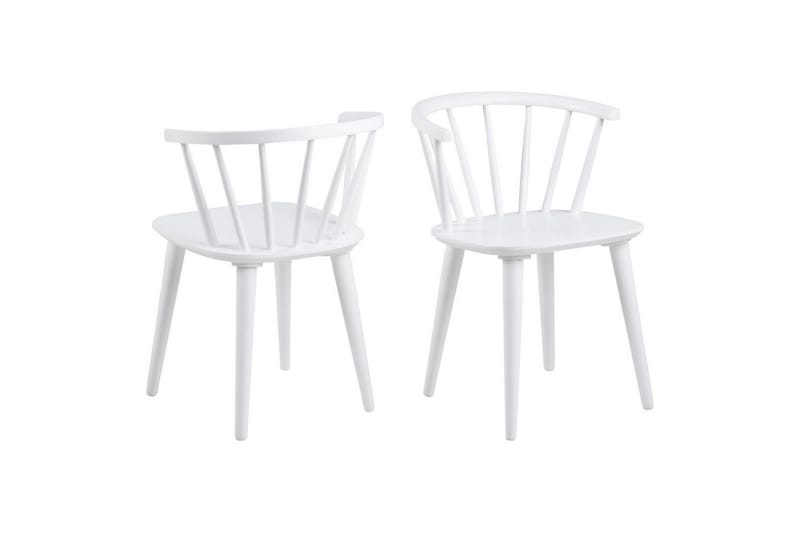 Ibiza Matgrupp Rund 110 cm + 4 st Matstolar - Vit - Möbler - Matplats - Matgrupp & matbord med stolar