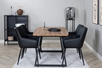 Inca Förlängningsbart Matbord med 4 Comfort Karmstol - Möbler - Matplats - Matgrupp & matbord med stolar