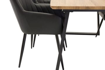 Inca Förlängningsbart Matbord med 4 Comfort Karmstol - Möbler - Matplats - Matgrupp & matbord med stolar