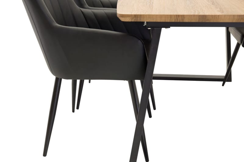 Inca Förlängningsbart Matbord med 4 Comfort Karmstol - Möbler - Matplats - Matgrupp & matbord med stolar