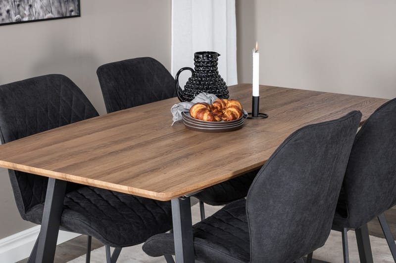Inca Förlängningsbart Matbord med 4 Gemma Matstol - Möbler - Matplats - Matgrupp & matbord med stolar