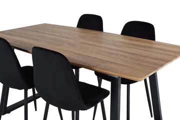 Inca Förlängningsbart Matbord med 4 Polar Matstol - Möbler - Matplats - Matgrupp & matbord med stolar