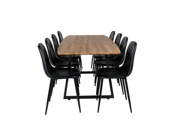 Inca Förlängningsbart Matbord med 8 Polar Köksstol - Möbler - Matplats - Matgrupp & matbord med stolar