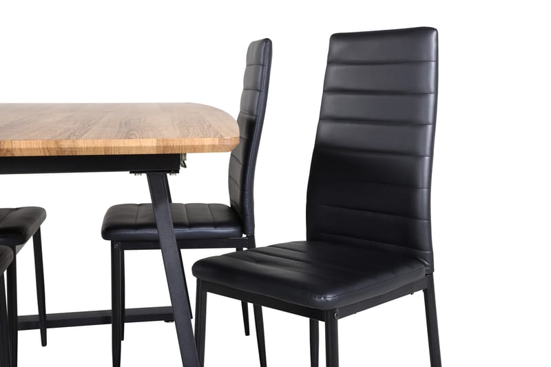 Inca Matgrupp 160 cm Rektangulär med 4 Slim stolar - Möbler - Matplats - Matgrupp & matbord med stolar