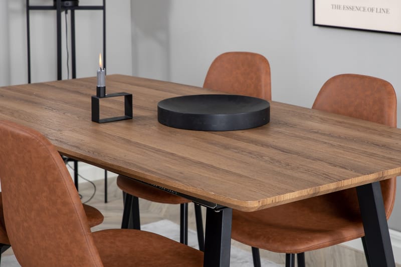 Inca Matgrupp 160 cm Rektangulär med 4 Polar stolar - Möbler - Matplats - Matgrupp & matbord med stolar