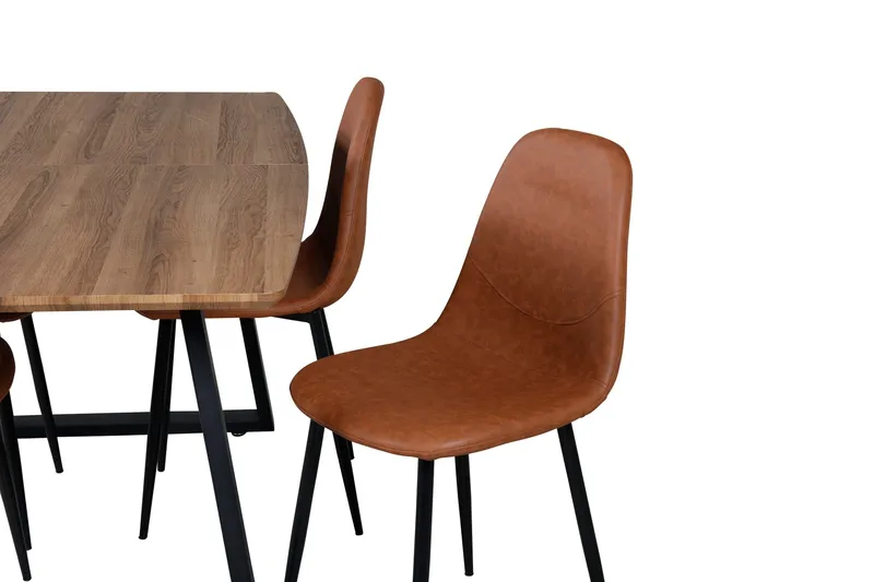 Inca Matgrupp 160 cm Rektangulär med 4 Polar stolar - Möbler - Matplats - Matgrupp & matbord med stolar