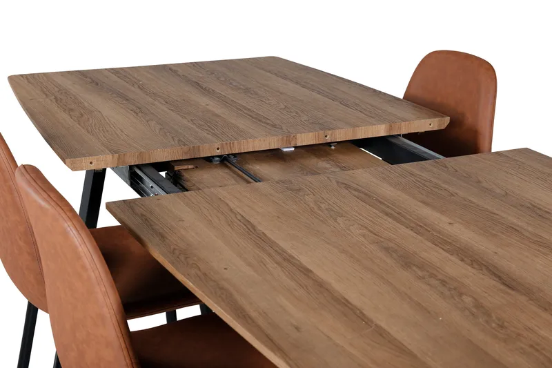 Inca Matgrupp 160 cm Rektangulär med 4 Polar stolar - Möbler - Matplats - Matgrupp & matbord med stolar