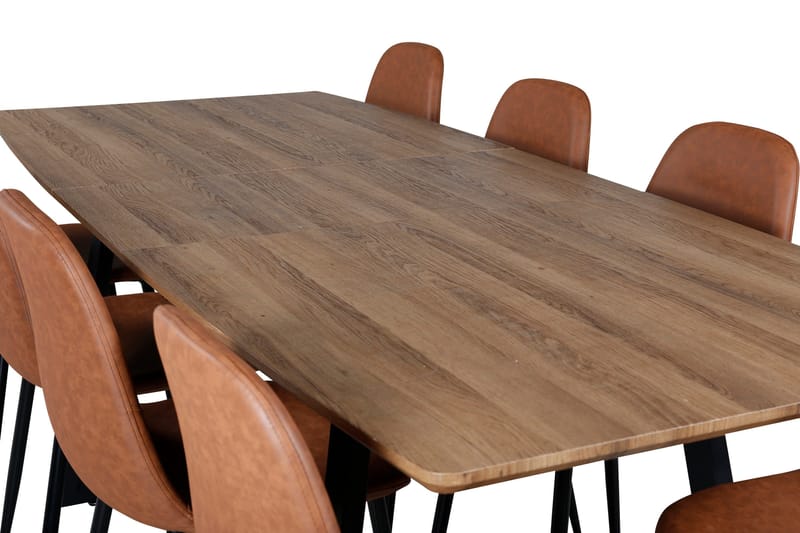Inca Matgrupp 160 cm Rektangulär med 8 Polar stolar - Möbler - Matplats - Matgrupp & matbord med stolar