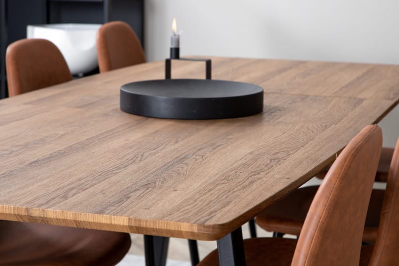 Inca Matgrupp 160 cm Rektangulär med 8 Polar stolar - Möbler - Matplats - Matgrupp & matbord med stolar