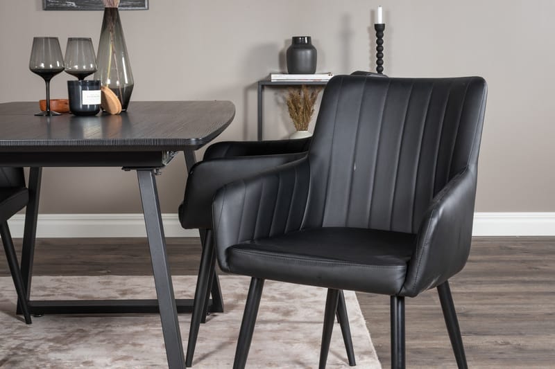 Inca Matgrupp Förlängningsbar 160 cm Rektangulär med 4 Comfort stolar - Möbler - Matplats - Matgrupp & matbord med stolar