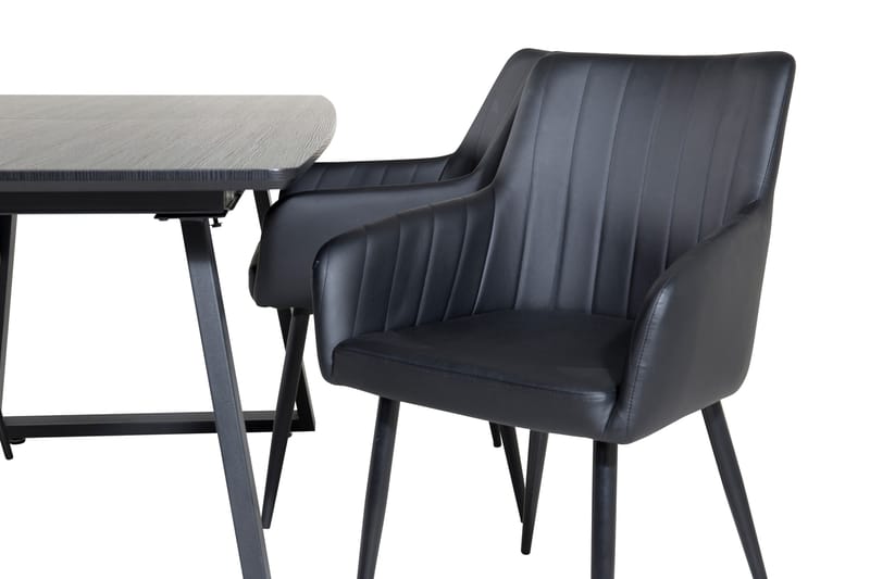 Inca Matgrupp Förlängningsbar 160 cm Rektangulär med 4 Comfort stolar - Möbler - Matplats - Matgrupp & matbord med stolar