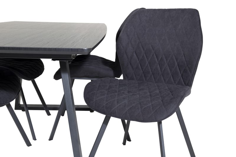 Inca Matgrupp Förlängningsbar 160 cm Rektangulär med 4 Gemma stolar - Möbler - Matplats - Matgrupp & matbord med stolar
