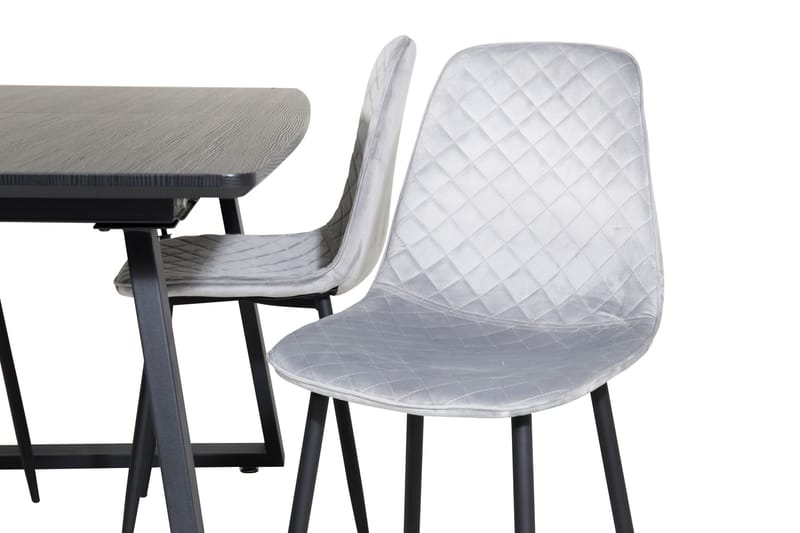 Inca Matgrupp Förlängningsbar 160 cm Rektangulär med 4 Polar stolar - Möbler - Matplats - Matgrupp & matbord med stolar