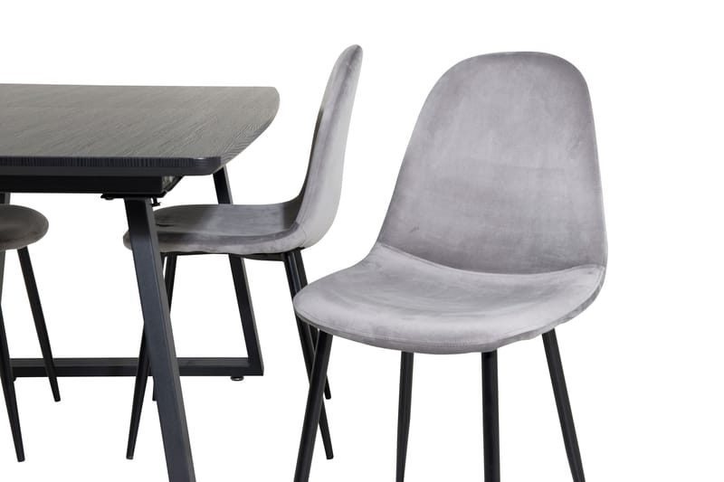 Inca Matgrupp Förlängningsbar 160 cm Rektangulär med 4 Polar stolar - Möbler - Matplats - Matgrupp & matbord med stolar