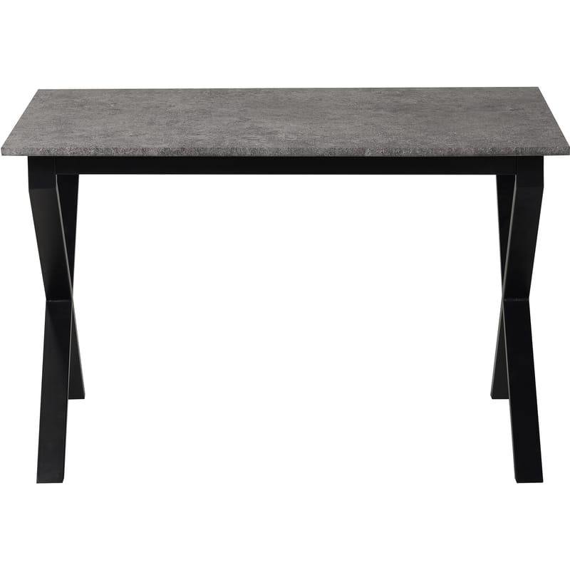 Ipswich Matbord 120x80 cm - Betonggrå och svart - Möbler - Matplats - Matbord & köksbord