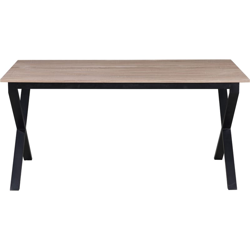 Ipswich Matbord 160x90 cm - Ek och svart - Möbler - Matplats - Matbord & köksbord