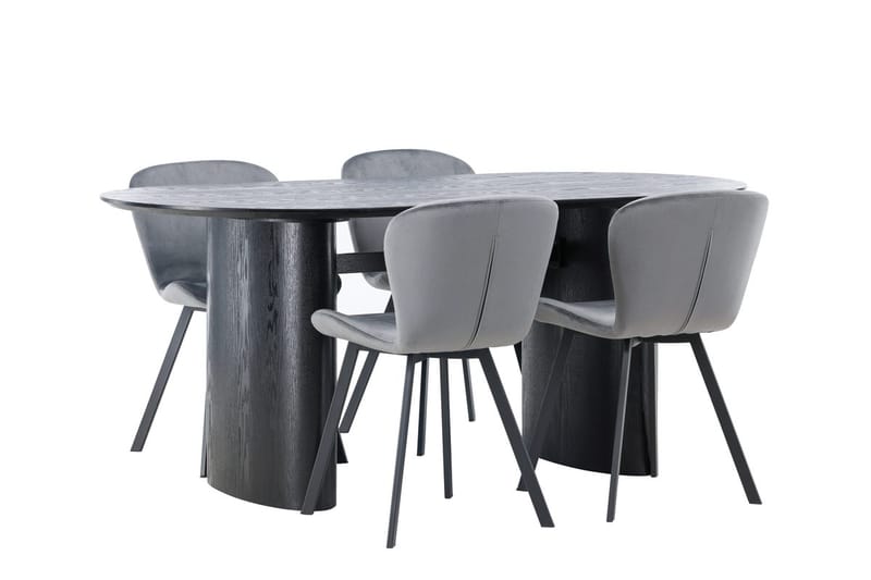 Isolde Matbord 180x90 cm med 4 Lilja Matstol - Möbler - Matplats - Matgrupp & matbord med stolar