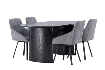 Isolde Matbord 180x90 cm med 4 Rosie Matstol - Möbler - Matplats - Matgrupp & matbord med stolar