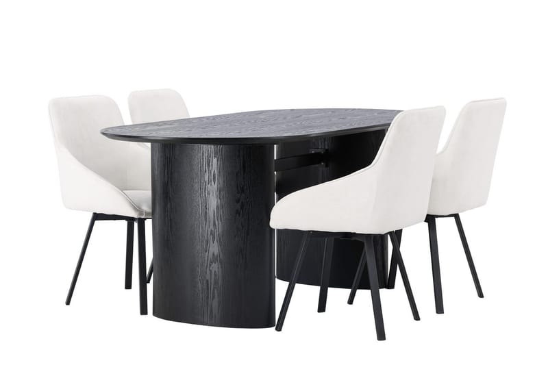 Isolde Matbord 180x90 cm med 4 Rosie Matstol - Möbler - Matplats - Matgrupp & matbord med stolar