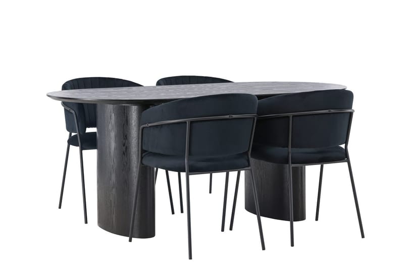 Isolde Matbord 180x90 cm med 4 Selma Matstol - Möbler - Matplats - Matgrupp & matbord med stolar