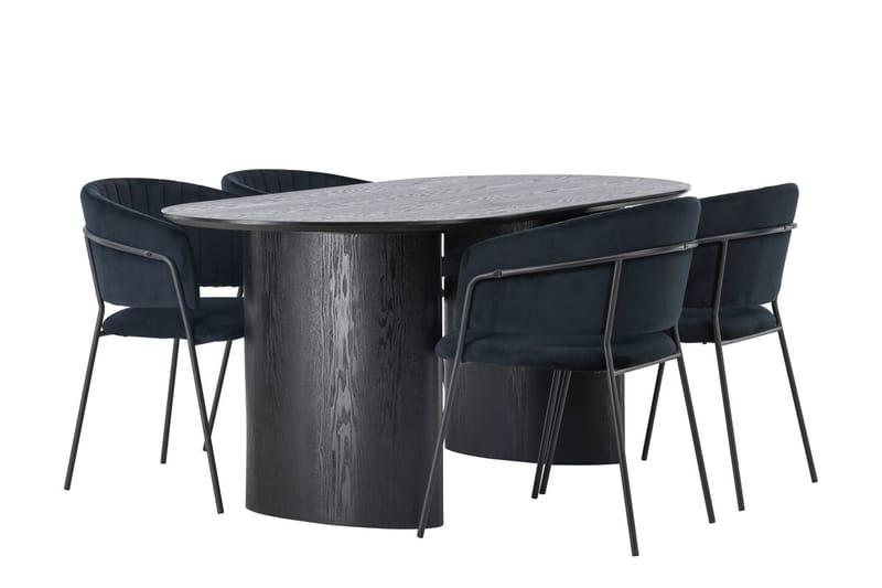 Isolde Matbord 180x90 cm med 4 Selma Matstol - Möbler - Matplats - Matgrupp & matbord med stolar