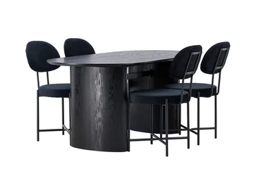 Isolde Matbord 180x90 cm med 4 Stella Matstol - Möbler - Matplats - Matgrupp & matbord med stolar