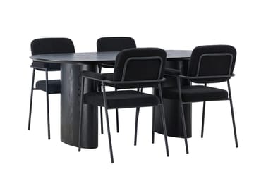 Isolde Matbord 180x90 cm med 4 Yesterday Matstol - Möbler - Matplats - Matgrupp & matbord med stolar