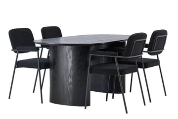 Isolde Matbord 180x90 cm med 4 Yesterday Matstol - Möbler - Matplats - Matgrupp & matbord med stolar