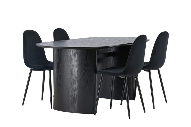 Isolde Matbord 180x90 cm med 4 Polar Köksstol - Möbler - Matplats - Matgrupp & matbord med stolar