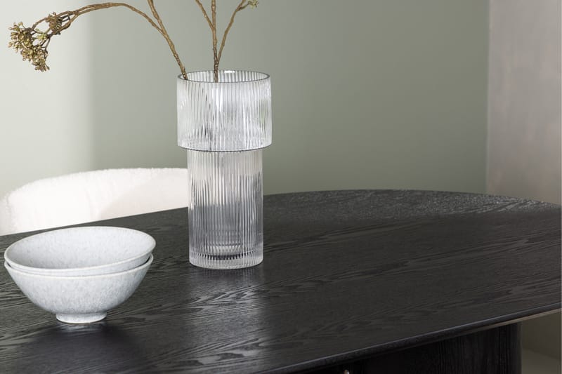 Isolde Matgrupp 180 cm Oval med 4 Edina Stolar - Svart - Möbler - Matplats - Matgrupp & matbord med stolar