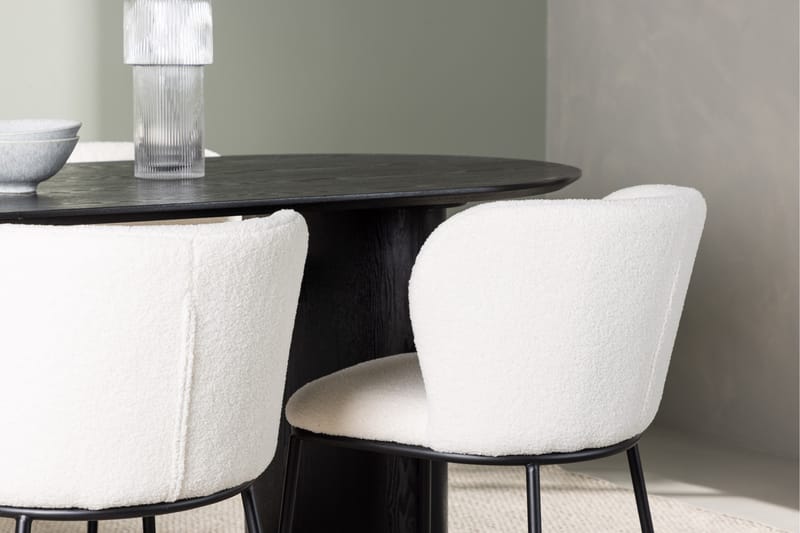 Isolde Matgrupp 180 cm Oval med 4 Edina Stolar - Möbler - Matplats - Matgrupp & matbord med stolar