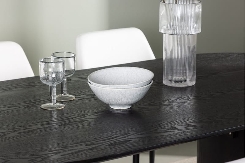Isolde Matgrupp 180 cm Oval med 4 Night stolar - Svart - Möbler - Matplats - Matgrupp & matbord med stolar