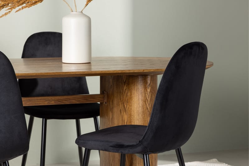 Isolde Matgrupp 180 cm Oval med 4 Polar Stolar - Möbler - Matplats - Matgrupp & matbord med stolar