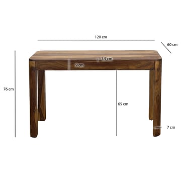 Ivoela Matbord 120 cm - Varmbrun - Möbler - Matplats - Matbord & köksbord