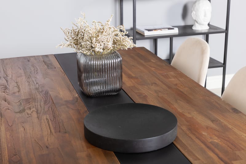 Jakarta Matgrupp 200 cm Rektangulär med 6 Polar stolar - Beige - Möbler - Matplats - Matgrupp & matbord med stolar