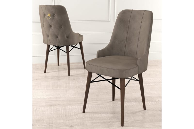 Jandela Matstol - Brun/Mörk Orange - Möbler - Matplats - Matstol & köksstol