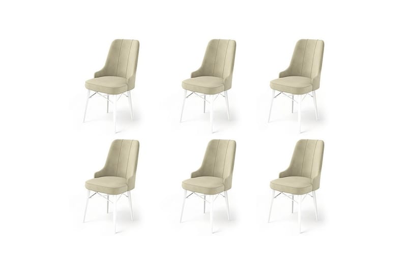 Jandela Matstol - Cremevit/Vit - Möbler - Matplats - Matstol & köksstol