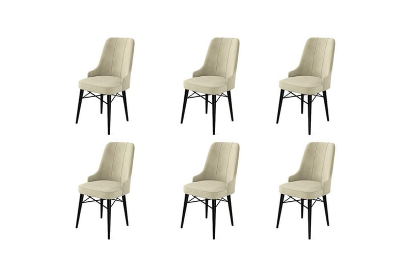 Jandela Matstol - Svart/Cremevit - Möbler - Matplats - Matstol & köksstol