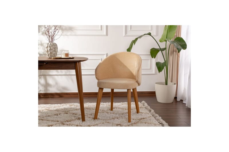 Janta Matstol - Beige/Mörkfärgat trä - Möbler - Matplats - Matstol & köksstol