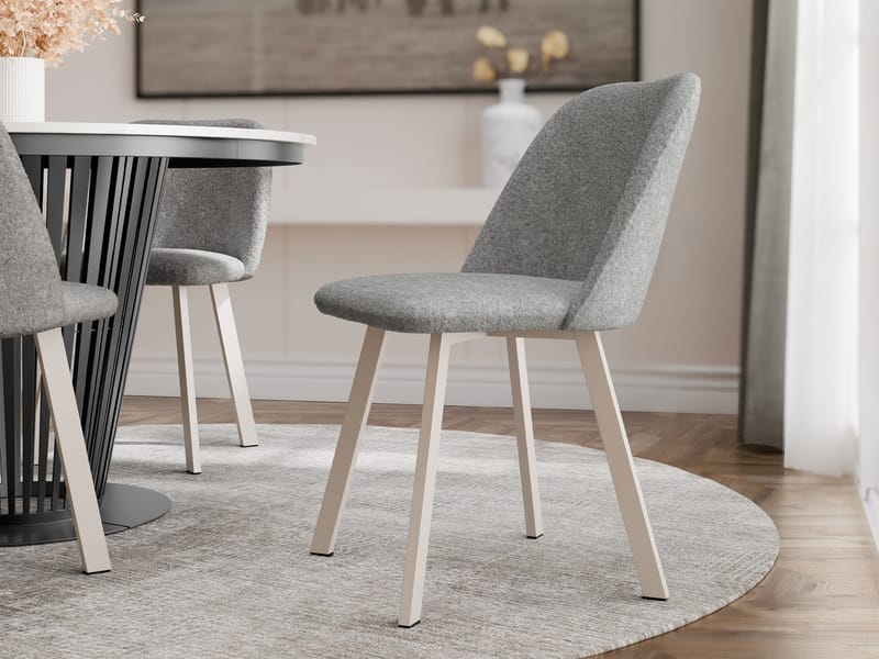 Jarlen Matstol - grå och beige - Möbler - Matplats - Matstol & köksstol