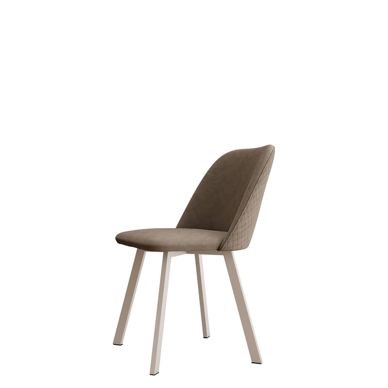Jarlen Matstol kviltad - taupe och beige - Möbler - Matplats - Matstol & köksstol